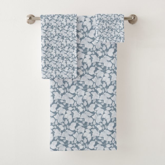 Shadowed Berry Leaf Towel Collection (Insitu)