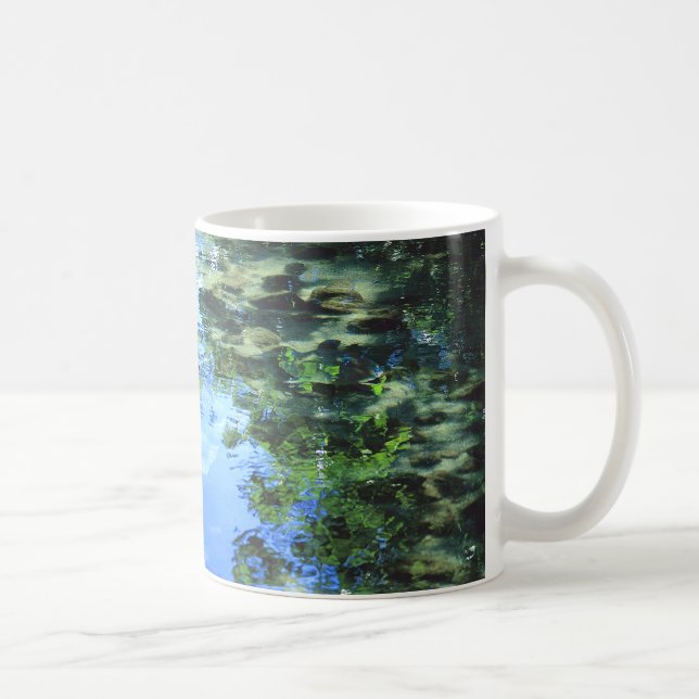 Shadowed Turtle nature art beauty Coffee Mug (Right)