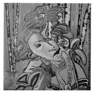 Shadowed Whispers of Color — Limited Edition Tile