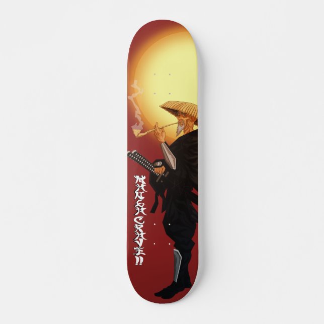 ShadowedMasters_GrandMastersunrise_1_red  Skateboard (Front)