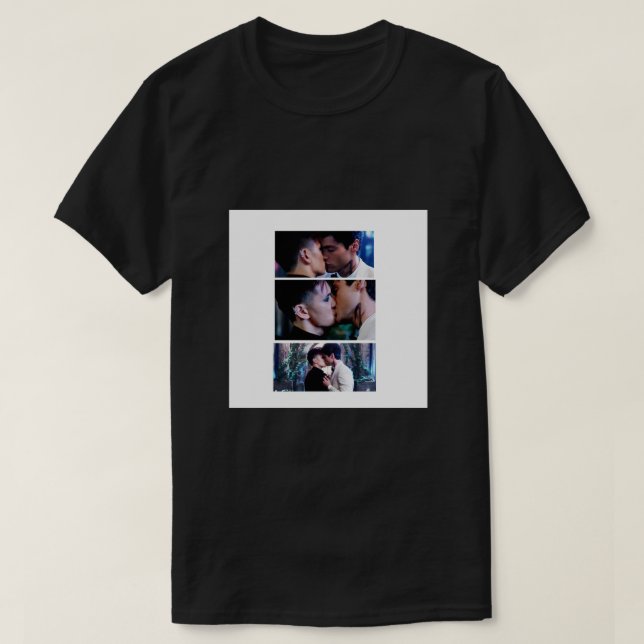 Shadowhunters, Magnus and Alec Poster T-Shirt (Design Front)