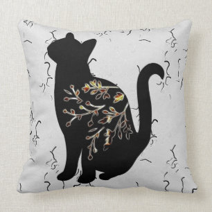 Shadowing Moon Throw Pillow