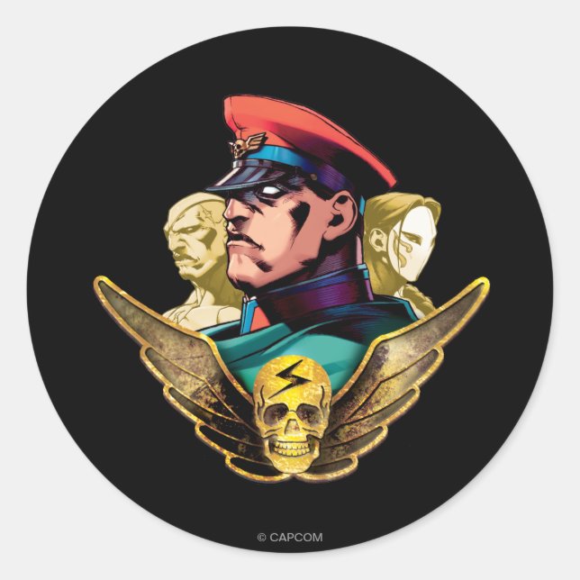 Shadowloo 2 classic round sticker (Front)