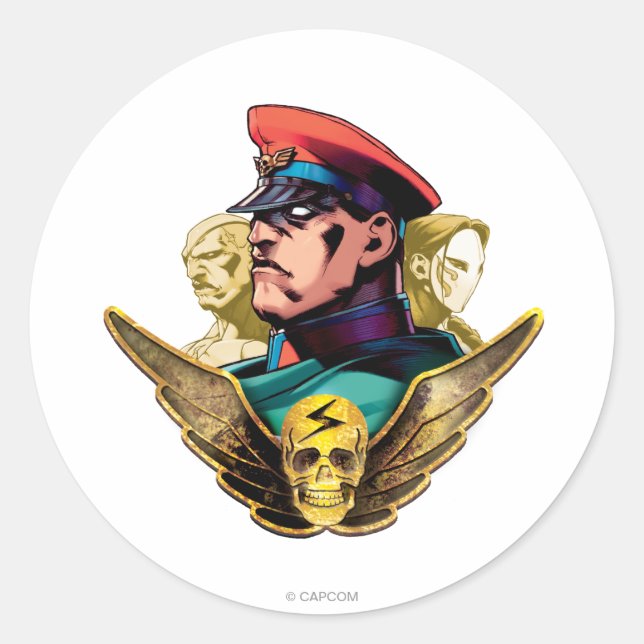 Shadowloo 2 classic round sticker (Front)