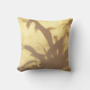 Shadows Asiatic Motif Throw Pillow