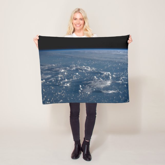 Shadows From Clouds Across The Philippine Sea Fleece Blanket (In Situ)