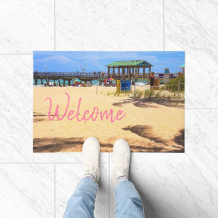 Shadows of Palm Trees Doormat