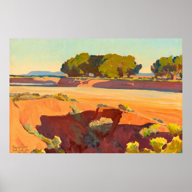 Shadows on Short Creek by Maynard Dixon Poster (Front)
