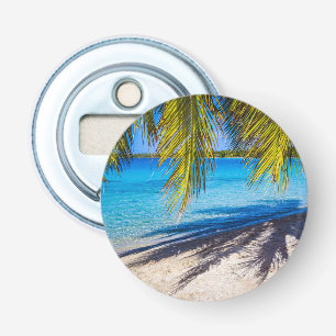 Shadows on the beach bottle opener