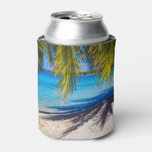 Shadows on the beach can cooler