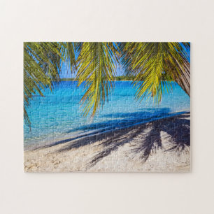 Shadows on the beach jigsaw puzzle