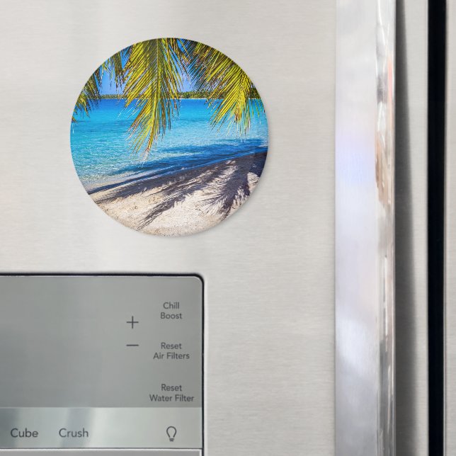 Shadows on the beach magnet (In Situ (Fridge))