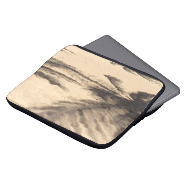 Shadows on the Sand Laptop Sleeve (Front Top)