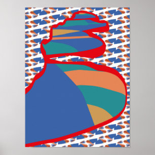 Shadows Rockodromo Cars by Masanser Pixelat Poster