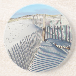 Shadows, Sand Dunes, and Fences Coaster