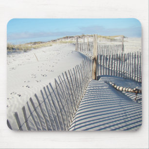Shadows, Sand Dunes, and Fences Mouse Pad