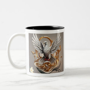 "Shadows to Wings" Two-Tone Coffee Mug