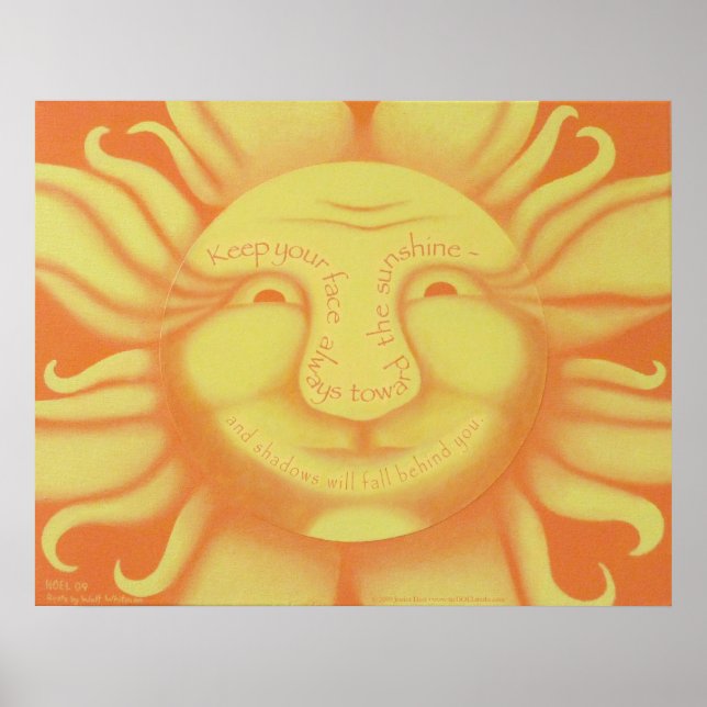 Shadows Will Fall Behind You Print (Front)