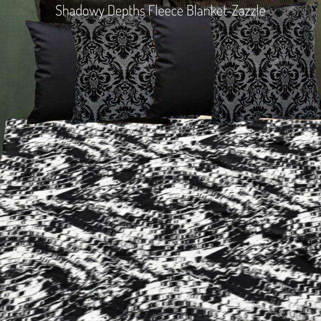 Shadowy Depths Fleece Blanket (Creator Uploaded)