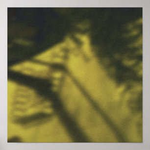 Shadowy Yellow New York City Sidewalk Tree Guard Poster