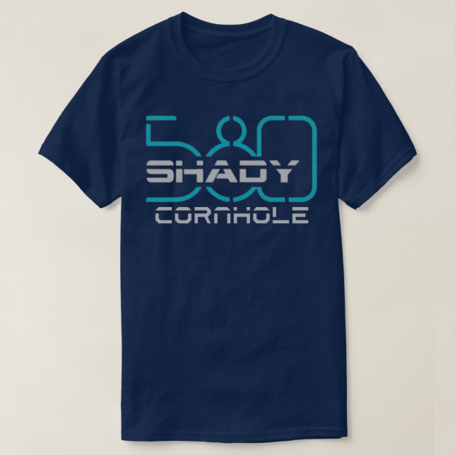 Shady 580 Blue T-Shirt (Design Front)
