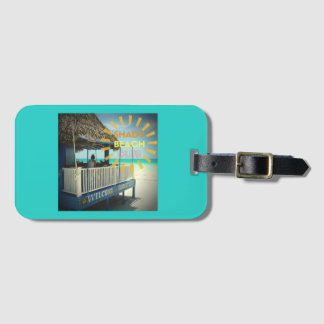 Shady Beach Club Luggage Tag