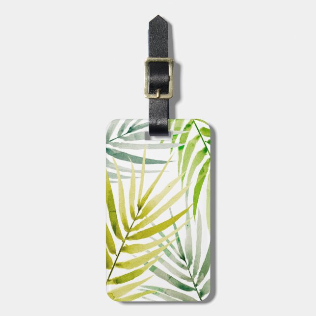 Shady Palms Luggage Tag (Front Vertical)