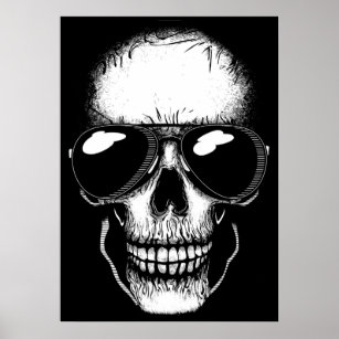 Shady Skull Poster