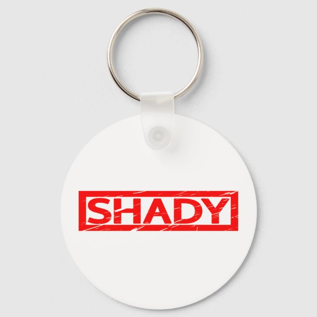 Shady Stamp Keychain (Front)
