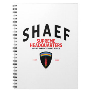 SHAEF Supreme Headquarters Notebook