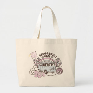 Shagadelic 70's Retro Hippy Van Large Tote Bag