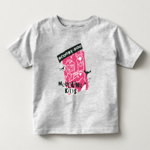 Shaggy and Scooby-Doo Meddling Kids Punk Outline Toddler T-shirt