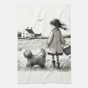 Shaggy Dog Kitchen Towel