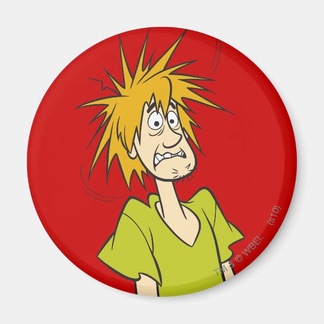 Shaggy Frightened Magnet (Front)