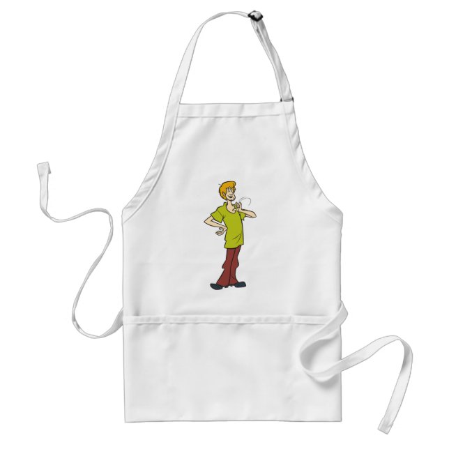 Shaggy Gesturing Standard Apron (Front)