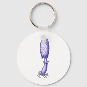 Shaggy Ink Cap Keychain