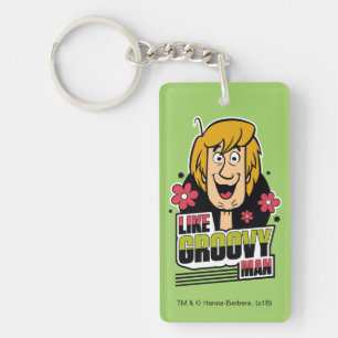 Shaggy "Like Groovy Man" Graphic Keychain