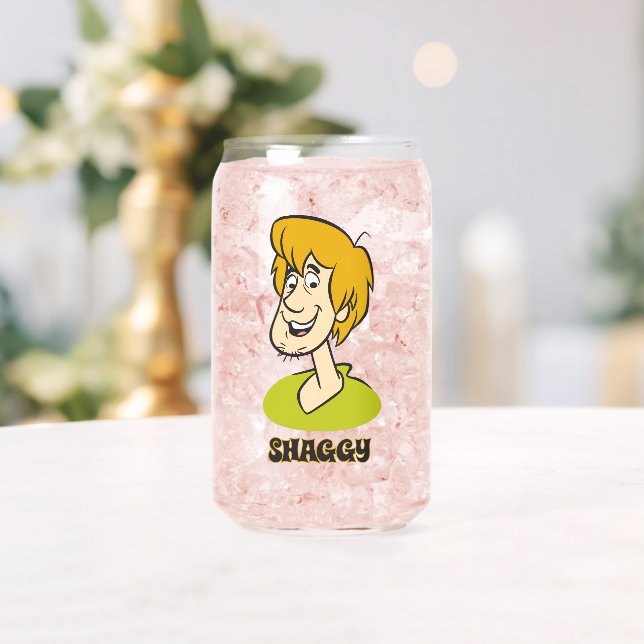 Shaggy Name Graphic Can Glass (Insitu (Wedding))