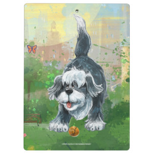 Shaggy Sheep Dog Clipboard