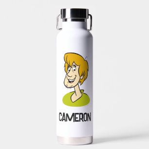 Shaggy Smiling Add Your Name Water Bottle