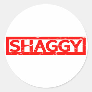 Shaggy Stamp Classic Round Sticker
