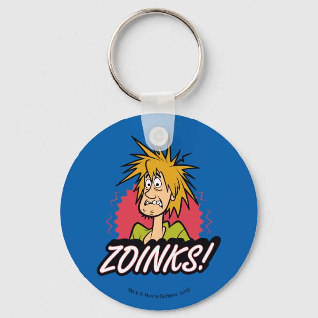 Shaggy "Zoinks!" Graphic Keychain (Front)