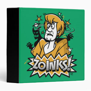 Shaggy "Zoinks!" Halftone Graphic Binder