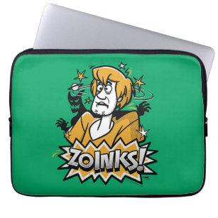 Shaggy "Zoinks!" Halftone Graphic Laptop Sleeve