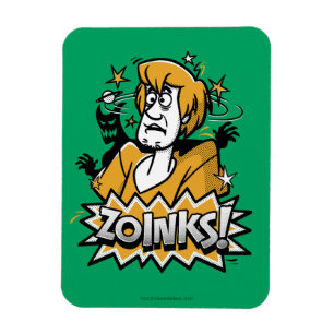 Shaggy "Zoinks!" Halftone Graphic Magnet