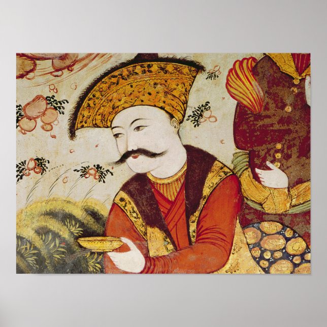 Shah Abbas I  and a Courtier offering Poster (Front)