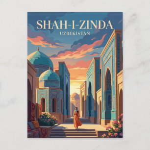 Shah-i-Zinda Uzbekistan Postcard