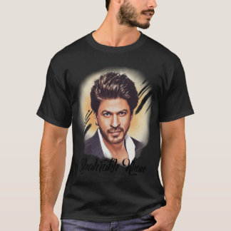 Shahrukh Khan Portrait art T-Shirt