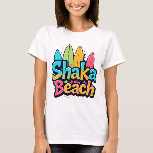 Shaka beach T-Shirt (Front)