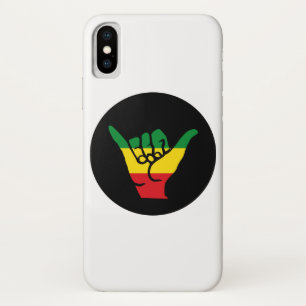 Shaka Hands With Reggae Colours Case-Mate iPhone Case